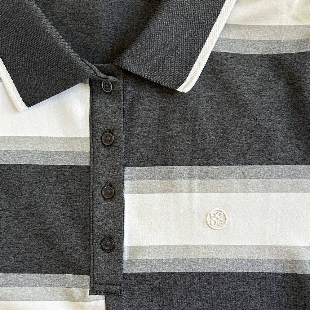 G/FORE Women’s Offset Gradient Stripe Tech Polo NWOT Size Small - Picture 13 of 14